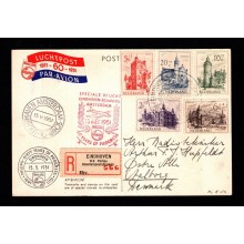 Første dags kuvert. Stemplet 15.5.1951 i Amsterdam, Holland.